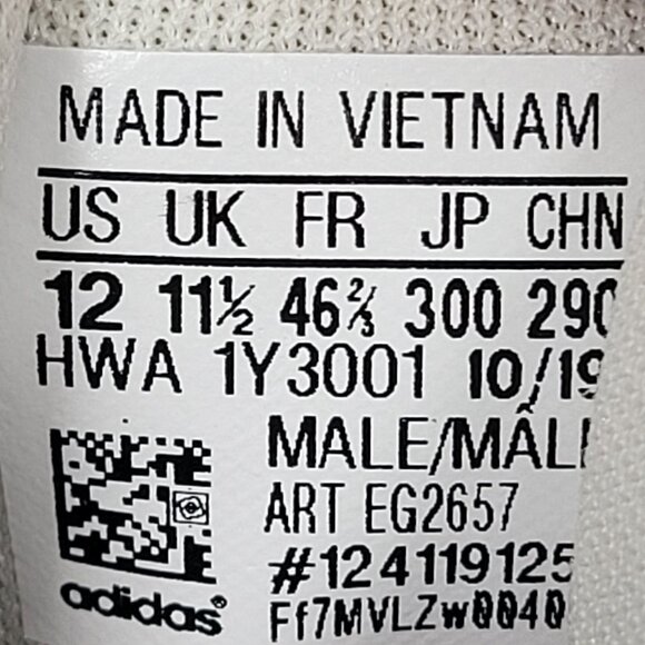 Adidas Roguera Men's White & Red Leather Casual Shoes US Size 12 - Picture 10 of 10